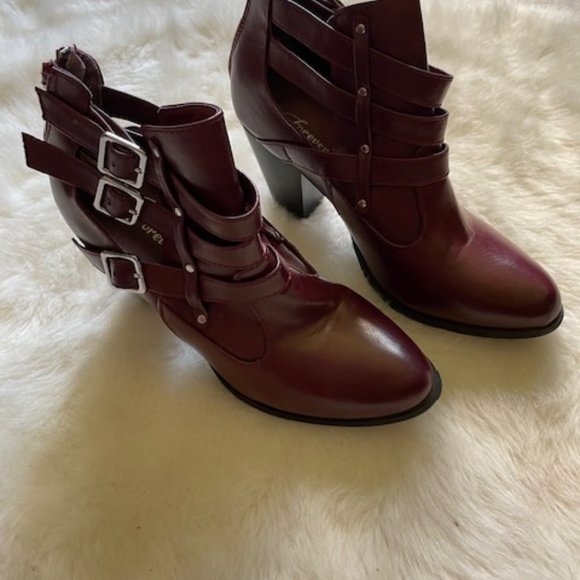 Burgundy Boots - Picture 2 of 6